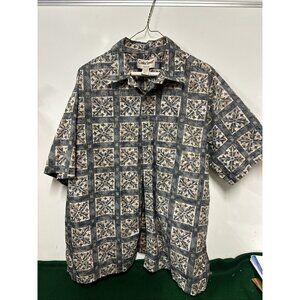 Cooke Street Shirt XL 100% Cotton Hawaiian Honolulu Aloha Button